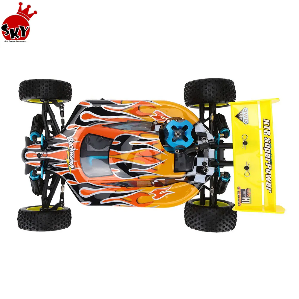 Rc Auto 4WD Auto Gas Power On Road Afstandsbediening Hoge Snelheid Drift 1/10 Schaal Rc Auto