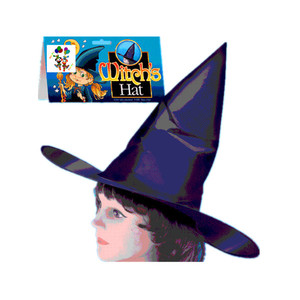 Disfraz <span class=keywords><strong>de</strong></span> fiesta unisex <span class=keywords><strong>barato</strong></span>, sombreros <span class=keywords><strong>de</strong></span> <span class=keywords><strong>bruja</strong></span> <span class=keywords><strong>de</strong></span> Halloween <span class=keywords><strong>de</strong></span> poliéster <span class=keywords><strong>de</strong></span> color negro, disfraz <span class=keywords><strong>de</strong></span> fiesta, 2017 - Product Image 1