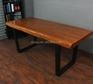 Cuisine chambre utilisé meubles récupérés bois exotique table à manger - Product Image 1
