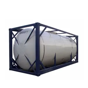 Nuevo contenedor de tanque ISO de 20 pies, 40 pies, tanque químico