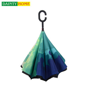 Encargo al por mayor plegable <span class=keywords><strong>de</strong></span> moda promocional invertida paraguas plegable - Product Image 1