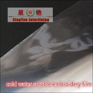 Película de PVA Transparente Elástica Soluble en Agua Fría, Estabilizador de Prendas, <span class=keywords><strong>Entretela</strong></span> <span class=keywords><strong>para</strong></span> Bordado - Product Image 2