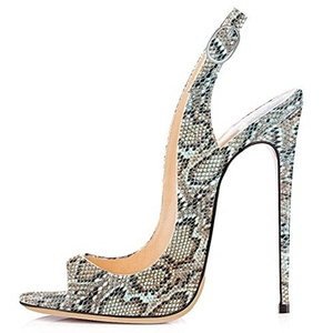 <span class=keywords><strong>Sandali</strong></span> <span class=keywords><strong>Donna</strong></span> con Tacco Alto alla Moda, Scarpe Eleganti da Cerimonia, Sexy Peep Toe con Cinturino Posteriore, Tacchi a Spillo - Product Image 2