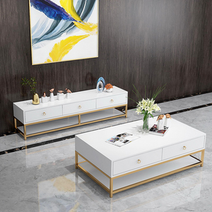 Unité de luxe Meuble Télé <span class=keywords><strong>Salon</strong></span> Meubles Noir Cadre En Acier Inoxydable Banc De La Télévision Simple Style Long Mince Tv Stand - Product Image 5
