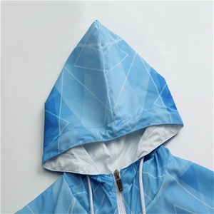 13 년 제조 업체 도매 여성 사용자 정의 디자인 인쇄 방수 스포츠 윈드 브레이커 자켓 - Product Image 4