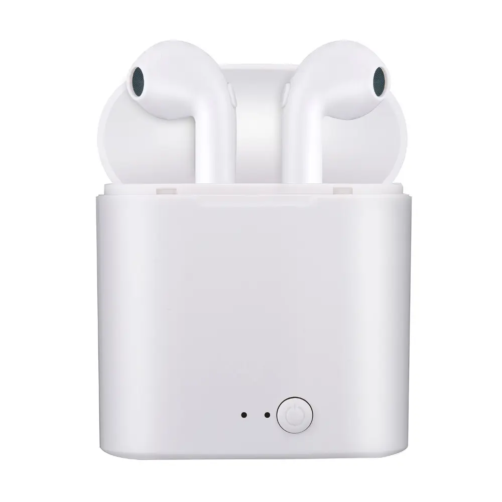 I7s TWS Blue tooth headset wireless cell phone headset in-ear Earphone (White)