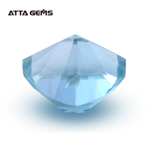 Billones de corte hidrotermal Aquamarine Gem precio aguamarina piedras de cristal para la venta - Product Image 4