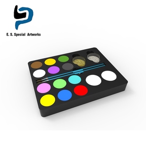 12 color multifunción a base de la Copa <span class=keywords><strong>del</strong></span> <span class=keywords><strong>Mundo</strong></span> a prueba de agua de dibujo de la cara y el cuerpo de pintura - Product Image 6