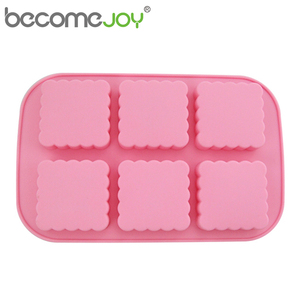 Nhà Máy Bán Hàng Trực Tiếp DIY Handmade 3d Độc Đáo Handmade 6 Khoang Silicone Xà Phòng Khuôn - Product Image 5