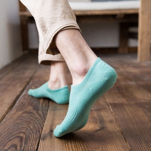 KANGYI Plain <strong>Coloured</strong> Short <strong>Socks</strong> New Fashion No Show Mens <strong>Socks</strong> Low Cut Ankle <strong>Socks</strong> for Men - Product Image 5