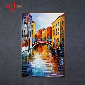 Productos para <span class=keywords><strong>el</strong></span> hogar, arte de pared LED abstracto enmarcado pintura <span class=keywords><strong>el</strong></span> <span class=keywords><strong>puente</strong></span> Lona de agua para vivir <span class=keywords><strong>hotel</strong></span> bar - Product Image 1