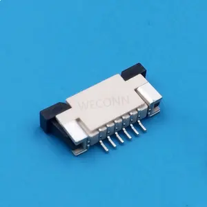 Factory supply ffc/fpc 2.54mm 1mm pitch 6 pin connector