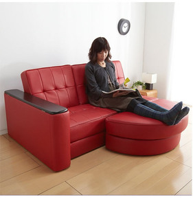 Lit de camp pliable <span class=keywords><strong>deux</strong></span> trois <span class=keywords><strong>places</strong></span> nouveau design moderne canapé-lit pliable en bois bon marché avec porte-thé pour la maison hôtel école - Product Image 2