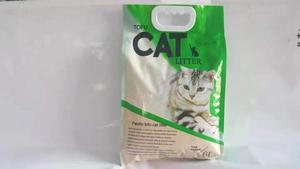 natural respetuoso del medio ambiente tofu gato de alta absorción, arena para gatos desechable rápidamente agrupar tofu gato - Product Image 5
