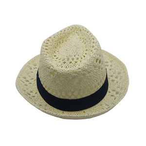 Pliable <span class=keywords><strong>En</strong></span> Gros Personnalisé Dame Gentleman <span class=keywords><strong>Raphia</strong></span> Fedora Chapeaux De Paille Respirant <span class=keywords><strong>Chapeau</strong></span> Panama - Product Image 2