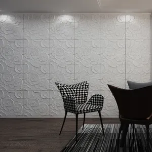 Grosir ubin dinding 3d desain-Terbaru Desain 3D Melamine Ubin Dinding Panel atau Pvc Furniture Lembar