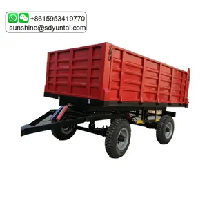 Hot Sale Pabrik Harga Langsung Kualitas Baik Pertanian Traktor Hidrolik Dump Trailer untuk Pertanian Transportasi