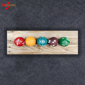 Boules drôles Toile Mur Art <span class=keywords><strong>Peinture</strong></span> Fleur Herbe <span class=keywords><strong>Paysage</strong></span> Nordique Tirages D'art et Affiches Images Décoratives pour le Salon - Product Image 1