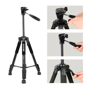 Zomei Q111 Panhead trípode ligero de 3 vías para cámara <span class=keywords><strong>Dslr</strong></span> y Smartphone - Product Image 2