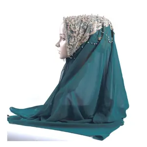 2023 Groothandel Hoge Kwaliteit Arabische Sjaal Moslim Hijab Cap Populaire Nieuwste Hete Vrouwen Hijab Islamitische Chiffon Sjaal Malaysia Hijab