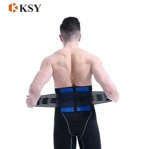 Precio barato de alta calidad elástico dolor Lumbar de cintura espalda apoyo cinturón para los hombres