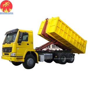 18 טון משאית מיכל hooklifter howo משאית זבל זרוע רול למכירה - Product Image 3