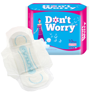 Ultra sottile di colore a doppia ala rilievo sanitario, <span class=keywords><strong>blu</strong></span> inchiostro stampato di garanzia della qualità in oro produttori sanitario tovaglioli di private label - Product Image 1