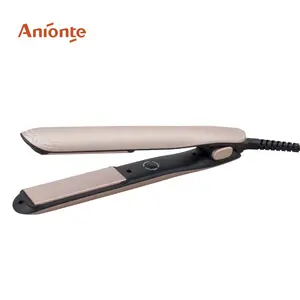 ANIONTEプロフェッショナルストレートヘアアイロンPTCヒーターセラミック最高品質の新しいデザインLEDストレートヘアアイロン