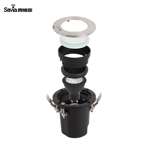 Savia-luces led empotradas de techo para interiores y exteriores, impermeables IP67, <span class=keywords><strong>GU10</strong></span>, 8W, de acero inoxidable, para pasillo y balcón - Product Image 1