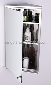 Haute qualité en acier inoxydable triangle d'<span class=keywords><strong>angle</strong></span> de salle de bain miroir armoire - Product Image 4