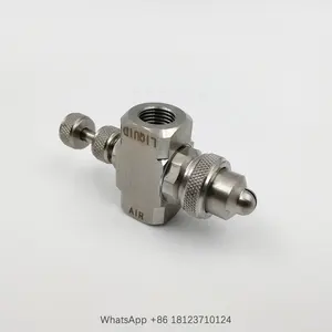 Ys Air Atomizing Spray Nozzle, Adjustable Air Atomizing Fine Mist Nozzle, Water Atomizer Nozzle