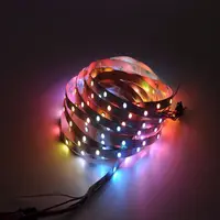 Capris boîtier — Mini éclairage led intelligent, 7.2 m/w, bande lumineuse décorative de 5m, 5050, 30 diodes/M, RGB APA102