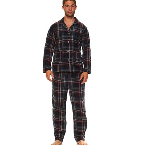 camisetas de manga larga ropa de dormir de algodón <span class=keywords><strong>divertido</strong></span> pijamas de invierno de los hombres - Product Image 1