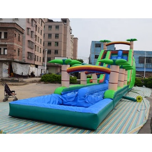 Gigante de la <span class=keywords><strong>selva</strong></span> inflable tobogán de Las Palmas tropicales inflable tobogán de agua para adulto - Product Image 3