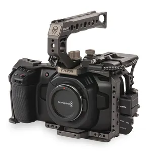 适用于BMPCC 4K/6k相机基本套件的Tilta TA-T01-B-G倾斜顶部手柄相机保持架