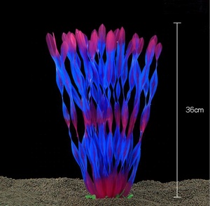 Plantes artificielles en plastique pour <span class=keywords><strong>aquarium</strong></span>, décoration de réservoir à poissons. - Product Image 5