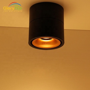 Hiện đại 5 wát LED trần ánh sáng độc đáo xoay nghiêng thiết kế điều khiển từ xa nhôm đen trắng màu nhựa gắn trần - Product Image 3