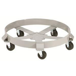 30Gal 1000lbs 용량 <span class=keywords><strong>Steel</strong></span> Round 4 PP Swivel 캐스터 Barrel 돌리 드럼 돌리 Moving 카트