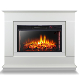 <span class=keywords><strong>Chimenea</strong></span> eléctrica con control remoto para interiores, repisa quemagrama de madera, uso en interiores - Product Image 2