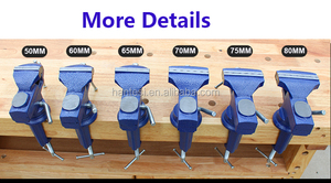 <span class=keywords><strong>Étau</strong></span> <span class=keywords><strong>de</strong></span> <span class=keywords><strong>Table</strong></span> à bois multifonction à 360 degrés avec enclume ronde - Product Image 6