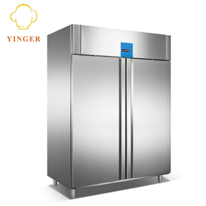 2 tür küche kühlschrank edelstahl kommerziellen restaurant einfrieren kühlschrank - Product Image 1