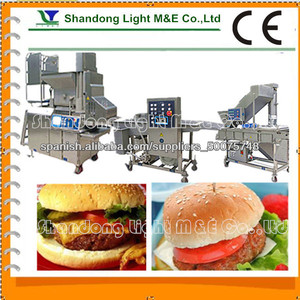 Carne de vacuno de carne de pollo arroz eléctrica fabricante automático de prensa hamburguesa - Product Image 1