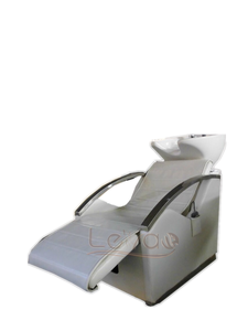 Bols à <span class=keywords><strong>shampoing</strong></span> pour Salon, chaise à <span class=keywords><strong>shampoing</strong></span> électrique pour meubles de Salon avec accoudoirs incurvés en métal - Product Image 4