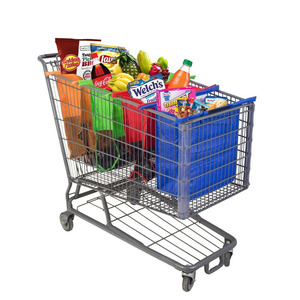 Chariot <span class=keywords><strong>Pliable</strong></span> <span class=keywords><strong>de</strong></span> Sacs D'épicerie Réutilisables <span class=keywords><strong>Sac</strong></span> À Provisions Eco <span class=keywords><strong>Sac</strong></span> <span class=keywords><strong>De</strong></span> Supermarché - Product Image 1