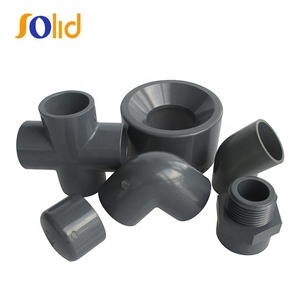 DIN or ASTM SCH40 SCH80 Standard Plastic PVC <strong>CPVC</strong> UPVC Water <strong>Pipe</strong> <strong>Fittings</strong>