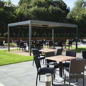 Venta caliente de aluminio pérgola <span class=keywords><strong>lamas</strong></span> externas con ajustable techo <span class=keywords><strong>persianas</strong></span> - Product Image 2