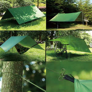 Beach sun shelter shade tarp tent ultralight UV garden awning sun shade outdoor Camping hammock rain fly - Product Image 2