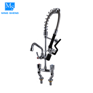 Industrial de ahorro de agua de latón cromado de enjuague barato generalizada grifo de cocina grifos hecho en china fábrica - Product Image 1