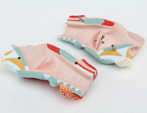 โมเดลกล่องเสียงแบบทางกายวิภาคของกล่องเสียง PVC HSBM-246ทำจากโพลีเอสเตอร์ - Product Image 6