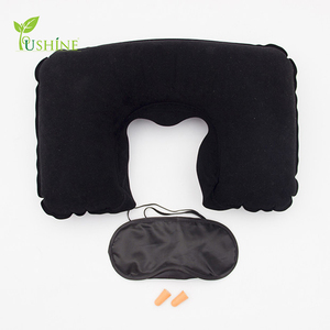 Multi-couleur U forme en plastique gonflable cou oreiller napscarf voyage oreillers avec Masque Pour Les Yeux et Boules <span class=keywords><strong>Quies</strong></span> - Product Image 1